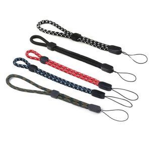 Justerbara handledsband Hand LANYARD Kort greppsträng för mobiltelefon USB Flash -enheter PSP KeyCord ID -kort Badge Holder