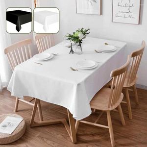 Table Cloth Effen Tafelkleden Plastic Tafel Dekken Herbruikbare Waterdicht Vlek Release Voor Keuken Party Bruiloften Kerst