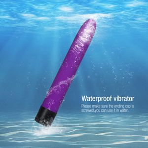 Articoli di bellezza Vibratore clitorideo lungo 7 pollici Stimolatore clitorideo G-Spot multi-velocità impermeabile per donne Dildo femminile Succhiare giocattolo sexy