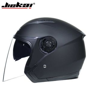 Helmy rowerowe kaski motocykl otwarta twarz capacete para motocicta cascos para moto Racing Jiekai Motorcyc Vintage Helmets z podwójnym NS L221014