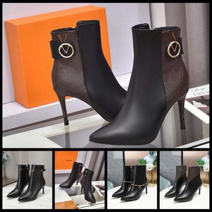 Designerskie buty Paris luksusowa marka but oryginalny skórzany botki kostki Kobieta krótkie trampki butowe trenerzy sandały śliskie autorstwa Shoebrand W196 01