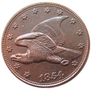 US 1854-1858 5 Stück Datum für ausgewählte neue Flying Eagle Cent Kopie Dekorieren Münze Metall Handwerk stirbt Herstellung Fabrik Preis