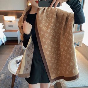 22ss Women Designer Scarf Autumn Winter Wool Cotton Warm Star Pattern Scarves