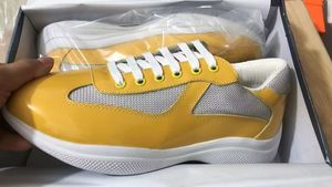 Luksusowi projektanci buty męskie żółte oryginalne skórzane chaussures buty na co dzień nowe trampki Crocs Sneaker