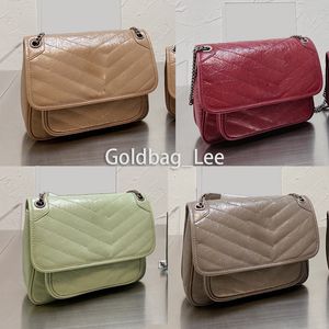 حقائب أكياس الكتف كتف المظرف المظروف Bag28cm 24cm جلدية كبيرة حقيقية حقيقية مصممة مصممة حقيبة المصمم 498894