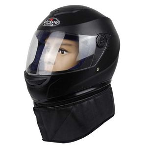 Cycling Helmets NEW Genuine VIRTUE full face helmets winter warm doub visor motorcyc helmet Casco Motorbike capacete L221014