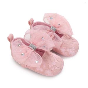 Athletic Shoes Baywell Autumn Bowknot Princess For Born Infant Baby Girl Soft Sole Cute Shoe Toddler Walking First Walkers 0-18m