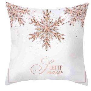 Travesseiro de lavanda Cetagem Casta de capa de Natal Caso de decoração de sofá na cintura travesseiros