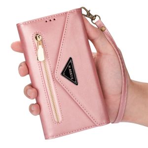 Samsung A33 A53 A13 A32 A52 A13 A42 S22 S21 FE ULTRA PLUS WALLET LEATHER CASE MULTI CASS SKIN SENSATIAN WITH ROPEの豪華な電話ケース