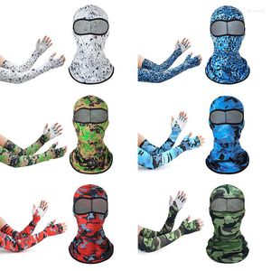 Bandanas Summer Men Camuflage Balaclava feminina Capuz do pescoço de cachecol de rosto completo e alojamento de caça ao exército de caça ao capô tático