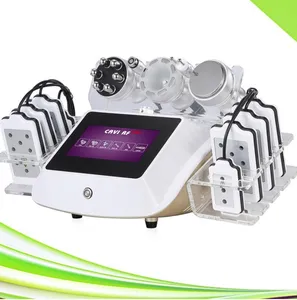 Vakum Butt Asansör Ultrasonik kavitasyon RF LIPO Lazer Vücut Zayıflama Diyot Lipolaser Taşınabilir In V V Spa Salon Güzellik Merkezi Ultrason Kavitasyon Sistemi