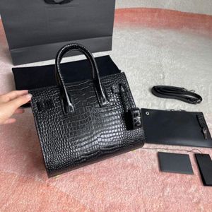 2022 New Top Quality Fashion Women Leather designer Handbag Bag Crocodile Grain Shoulder bags Stylish and versatile