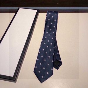 good Neck Ties 100% Silk Jacquard Bee Handmade Tie for Wedding Business Tie