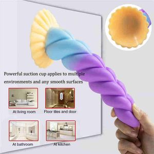Soft Dildo Female Masturbator Sexy Toys for Full Girl Skin Feeling Realistic Penis Silicone Suction Cup Dildo Women Anal Monster