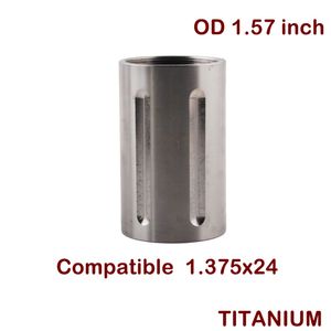 1,375 x 24 Titan-Endkappen-Schraubbecher, Schallwand-Adapter, 1/2 x 28, 5/8 x 24 Gewindehalterung für Auto-Öl-Lösungsmittel-Reinigungsrohr-Filter-Set