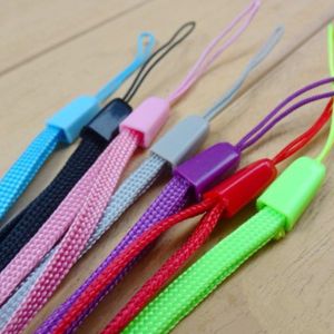 Nylon-Handgelenkschlaufe mit kurzem Griff, Schlüsselband für USB-Flash-Laufwerk, Schlüsselanhänger, Ausweishalter, Handygurte, DIY-Hängeseil