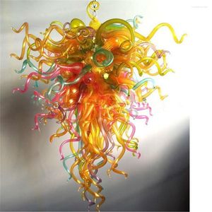 Chandeliers El Decorative Light European Chihuly Hand Blown Murano Glass Modern Crystal Chandelier