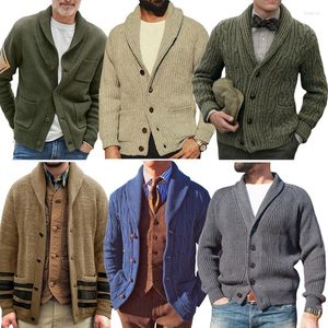 Suéteres masculinos design masculino clássico cardigã elegante casual wintern warm diarl diarl coul mach sweater de malha