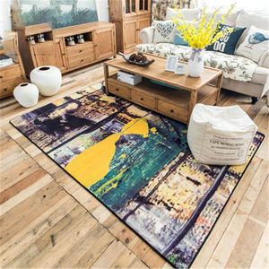 Dywany 2022 Modna projekt amerykański styl do salonu sypialnia dywaniki dywany podłogowe maty dywanowe dywan nowoczesny dywan obszarowy