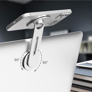 Uchwyt telefonu Magsafe dla komponentów komputerowych MacBook Komponenty Laptopa Stojak na aluminium aluminium posiadacz iPhone'a Uchwyt składający telefon