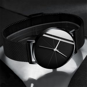 HBP Mens 시계 비즈니스 시계 석영 손목 시계 디자이너 금속 스트랩 Montres de Luxe