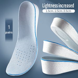 Solette sportive con altezza aumentata Soletta in memory foam Popcor per piedi Uomo Donna Suole per scarpe ortopediche Inserti Cura dei piedi 1,5/2,5/3,5 cm