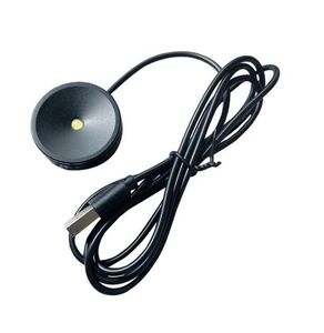 USB 5V 1w Led Mini Spot light Kit Round Surface Mounted Cabinet Display Lamp Ceiling Spot Black White Silver Bulbs