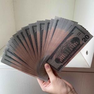 Best 3A Money Dollar Fake 20 for Prop Men Bills Price Banknote 02 Collection Paper 100/pack Banknotes Gifts Business Alcdhjiks