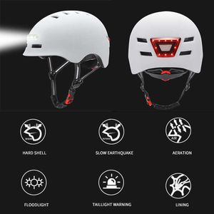 サイクリングヘルメットBICYCヘルメットDライトサイクリングスマートMTBロードバイクヘルメットヘッドライトスクーター用モーターサイクリングL221014用テールライト