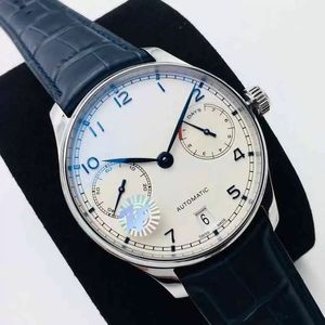 mens automatic mechanical movement watches Sapphire glass 42.3MM Wristwatch men leather Watchband mens Watch