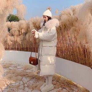 Kadınlar Down Parkas Kış Yastıklı Ceket Orta Uzunlukta Koreli Versiyon Modaya Ekmek Gevşek Pamuk Kalınlaştırılmış Ceket 221017