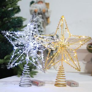 Decorazioni natalizie Stella topper albero con luce a led Decorazioni sospese ForFestival Decorazione per feste festive Accessori S29 22 Drop