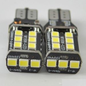 Araba kuyruk ışıkları 10x T15 15SMD Araba Led Işıklar Kanbus Aşağı Yedekleme Arka Lamba Damlası Teslimat 2022 Mobiller Motosikletler Bir DHL9T Aydınlatma