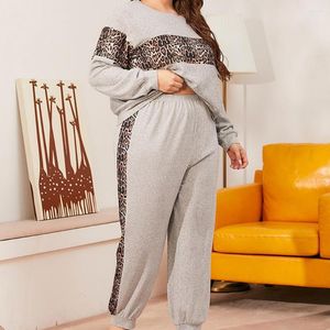 Tracksuits Women's Plus Size Tracksuit Jogging Suits 2 Piece Sets Fleece Sweatshirt Hoodied Slim Striped Blouse XL -5XL