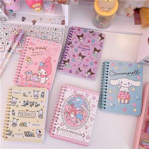 Kawaii Stile Giapponese Simpatico Cartone Animato Modello Stampato Notebook Coil Mano Conto Notepad Diario Student Planner