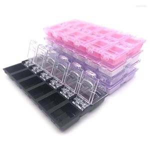 Nail Art Decorations 12 Grid Plastic Empty Storage Box For Manicure Colorful Jewelry Beads Display Container Case Organizer Holder Tool Set