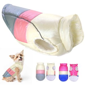 Hundkläder Super varm liten hundjacka Vest Waterproof Dog Clothes Refletive Winter Puppy Jacky Coat för små medelstora hundkläder outfit T221018