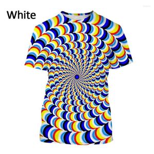 Men s T Shirts Men women Vertigo And Colorful Hypnotic Unisex T shirt Fashion Lovers D Printed Personalized