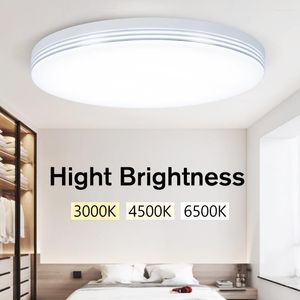 Luzes de teto Lâmpada LED Alto brilho para o quarto Cold/quente Branco neutro AC85-265V Sala de estar do painel