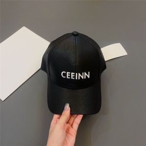 Luxury Designer Baseball Caps For Women Men Fashion Leather Bucket Hats Autumn Brown Casquette Letter Embroidery C Fitted Hat High Quality