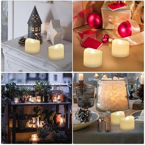 Decorações de Natal 9pcs/conjunto Flicker LED Velas Luzes com clipes Borda de onda Função decorativa Função Função Função de vela