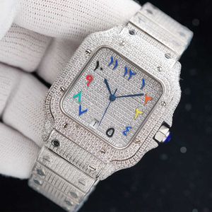 2023KAU1 Armbanduhren Herren mechanische Uhr 40 mm Diamantuhr Saphir Edelstahlarmband Armbanduhr Geschenk Montre de Luxe Leben wasserdicht