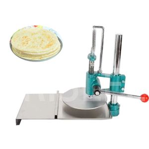 Manual de massa de massa de massa de pizza dom￩stica M￡quina de pressionada Tortilha fabricante de tortilhas Chapati Pressser Sheeter Massa Equipamento de achatamento