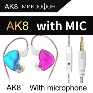 HIFI Telefon Kulaklıkları Kulakta Gürültü Sıkışması Mikrofon ve Hacim Kontrolü ile Tel Kulaklık Monitörleri Noel için