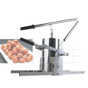 Ticari ev köfte üreticisi karides topları hamur yapım makinesi hızlı bir şekilde manuel top yuvarlak şekillendirme makinesi