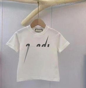 ベビーデザイナーキッドTシャツ夏の半袖女の子の男の子ファッションティーチドントッププリントTシャツ