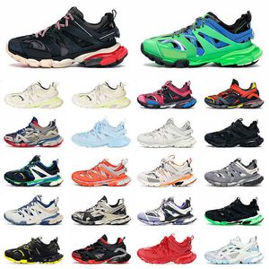 Nowa marka Triple S Track 3.0 Blunky Paris Outdoor Buty Man Kobieta Zielona czarna biała nylonowa drukowana Tess 18Ss Męskie buty damskie sportowe Balencaigasize 36-45