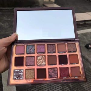 18 Färg Naughty Nude Eyeshadow Palette Waterproof Matt Shimmer Cream Eye Shadow Långt bärande ögon kosmetika