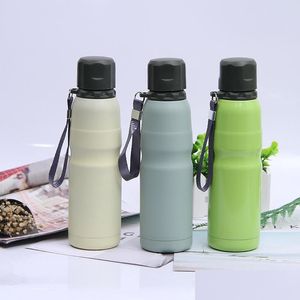 Muggar 500 ml Ny anlända Sliver Metal Insated Travel Mug Water Bottle Beer Coffee Mugs With Lock för Car Cups Cup Drinkware 186 G2 Drop DHXVQ