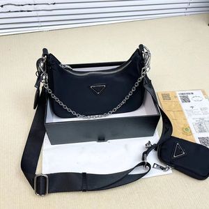 Verkauf 3 -teilige Umhängetasche Luxus Designer Crossbody Bags Mann Frauen Handtaschen Hobo Bag Geldbörse Lady Channel -Tasche Nylon Brieftasche
